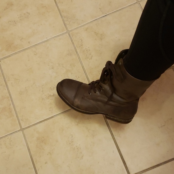 Steve Madden Combat Boots Dark brown boots - Picture 7 of 8
